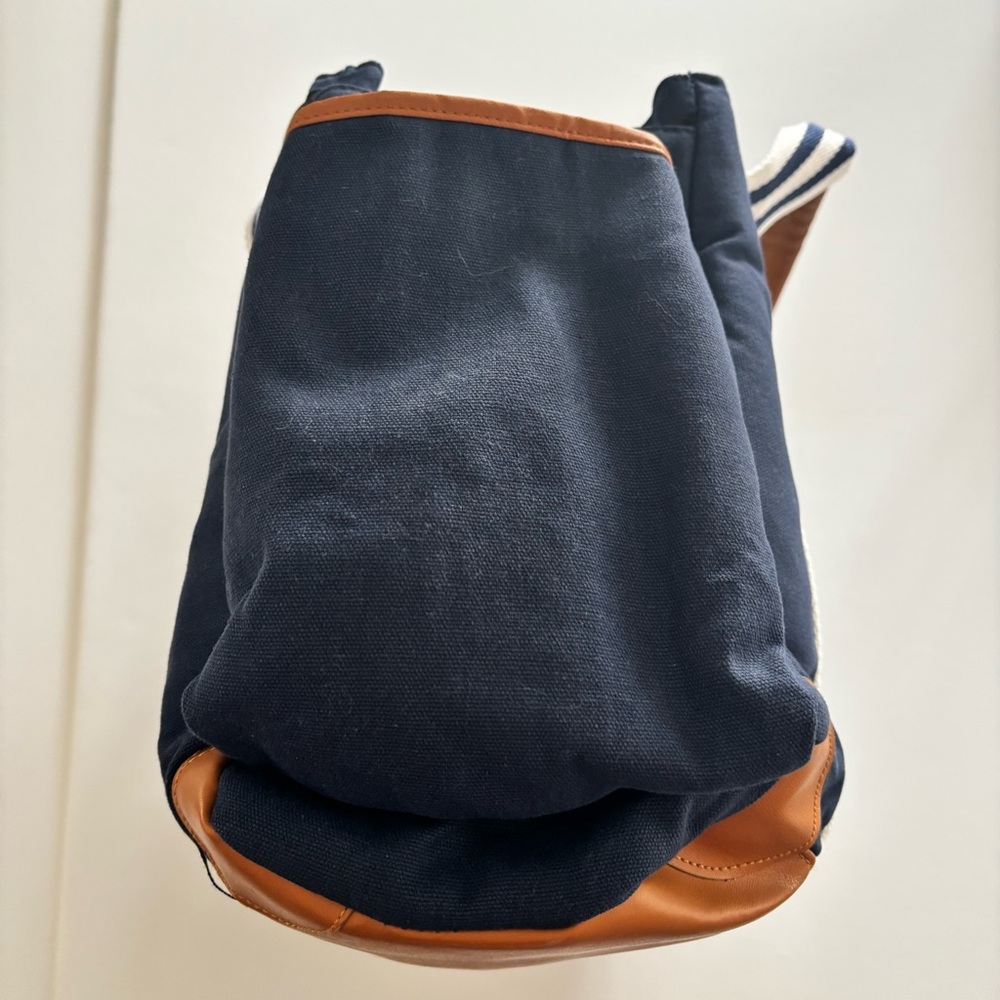 Baby K’tan Navy Canvas Diaper Bag Tote Insulated Bottle Pocket Paci Pouch - Picture 6 of 11